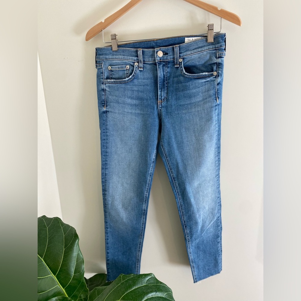 RAG AND BONE | cropped stretch denim